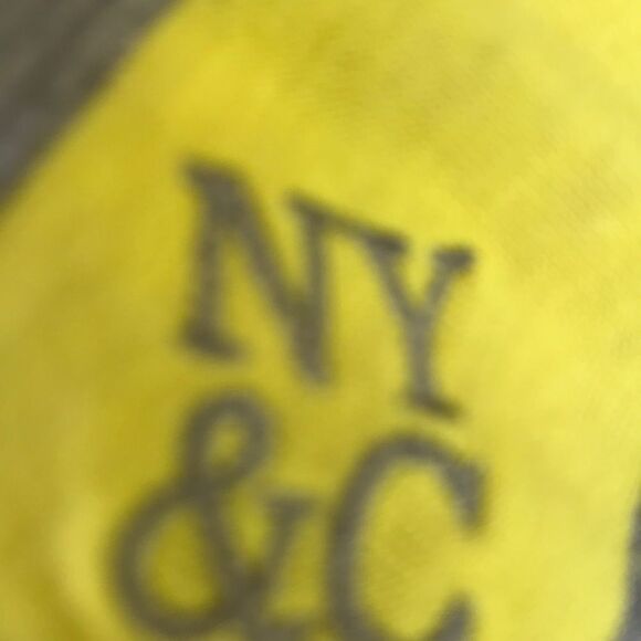 Hot! Gray and Yellow N Y & C Top!! - Picture 6 of 6